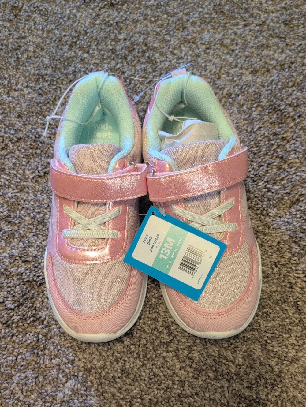 Stride Rite 13 Ryne Pink Sparkle